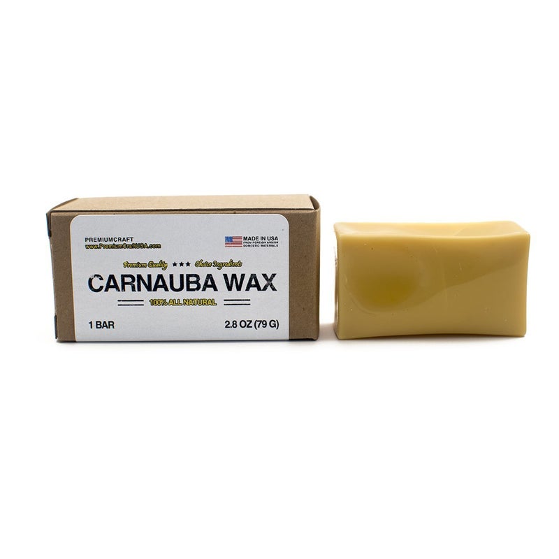 PremiumCraft 100% Carnauba Wax Bar - 3.1" x 1.8" x 1.2" - Image 2